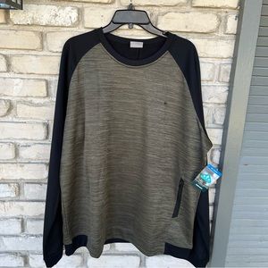 Men Columbia Omni-Wick pullover sportswear crew sweatshirt XL